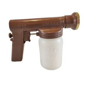Vintage Kirby Sanitronic Suds-O-Gun With Attachments & Plastic Douglas Jar Vac